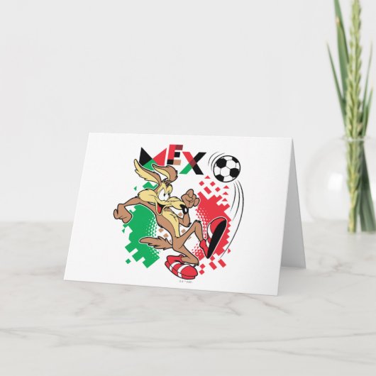 WILE E. COYOTE™ チームメキシコ サッカー グラフィック カード (正面)