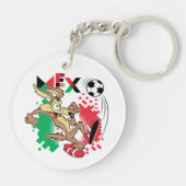 WILE E. COYOTE™ チームメキシコ サッカー グラフィック キーホルダー (裏面)