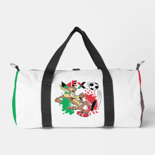 WILE E. COYOTE™ チームメキシコ サッカー グラフィック ダッフルバッグ