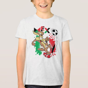 WILE E. COYOTE™ チームメキシコ サッカー グラフィック トライブレンドＴシャツ