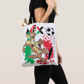 WILE E. COYOTE™ チームメキシコ サッカー グラフィック トートバッグ (クローズアップ)