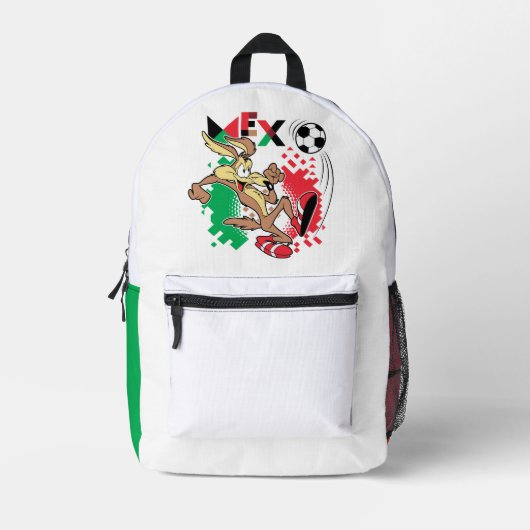 WILE E. COYOTE™ チームメキシコ サッカー グラフィック プリントバックパック (正面)
