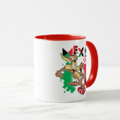 WILE E. COYOTE™ チームメキシコ サッカー グラフィック マグカップ (正面右)