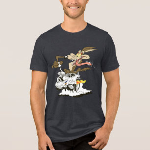 WILE E. COYOTE™ドライ熱狂するバ トライブレンドTシャツ