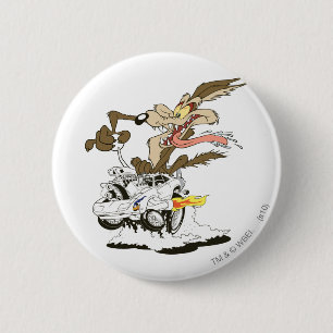 WILE E. COYOTE™ドライ熱狂するバ 缶バッジ