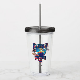 WILE E. COYOTE™ フットボールクラブ バッジ アクリルタンブラー