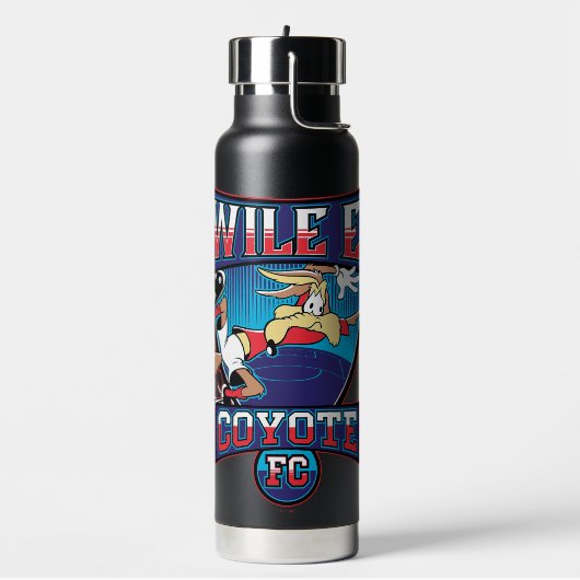 WILE E. COYOTE™ フットボールクラブ バッジ ウォーターボトル (左面)
