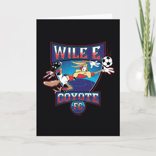 WILE E. COYOTE™ フットボールクラブ バッジ カード (正面)