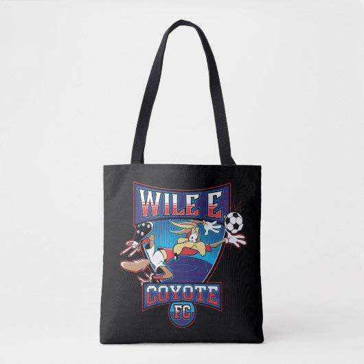 WILE E. COYOTE™ フットボールクラブ バッジ トートバッグ (正面)