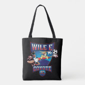 WILE E. COYOTE™ フットボールクラブ バッジ トートバッグ (裏面)