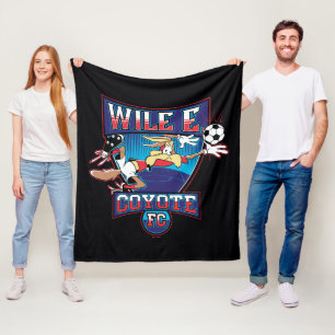 WILE E. COYOTE™ フットボールクラブ バッジ フリースブランケット