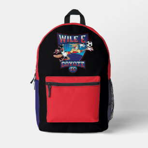 WILE E. COYOTE™ フットボールクラブ バッジ プリントバックパック