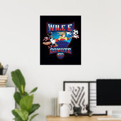 WILE E. COYOTE™ フットボールクラブ バッジ ポスター (ホームオフィス)