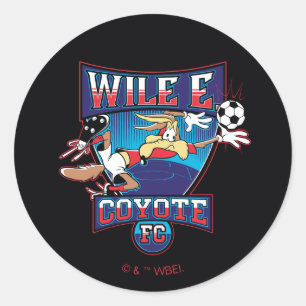 WILE E. COYOTE™ フットボールクラブ バッジ ラウンドシール