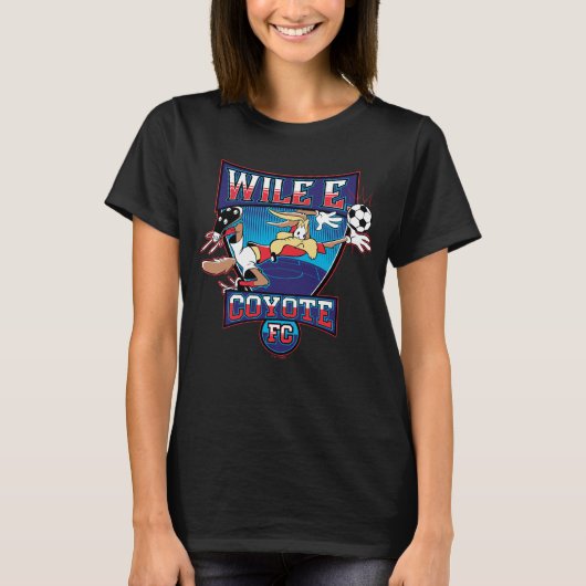 WILE E. COYOTE™ フットボールクラブ バッジ Tシャツ (正面)