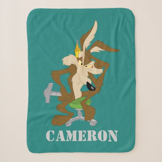 WILE E. COYOTE™ プランニング シェルパブランケット (正面)