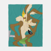 WILE E. COYOTE™ プランニング フリースブランケット (正面)