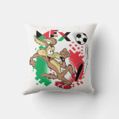 WILE E. COYOTE™ メキシコ代表サッカーデザイン クッション (裏面)