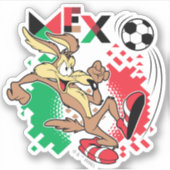 WILE E. COYOTE™ メキシコ代表サッカーデザイン シール (正面)