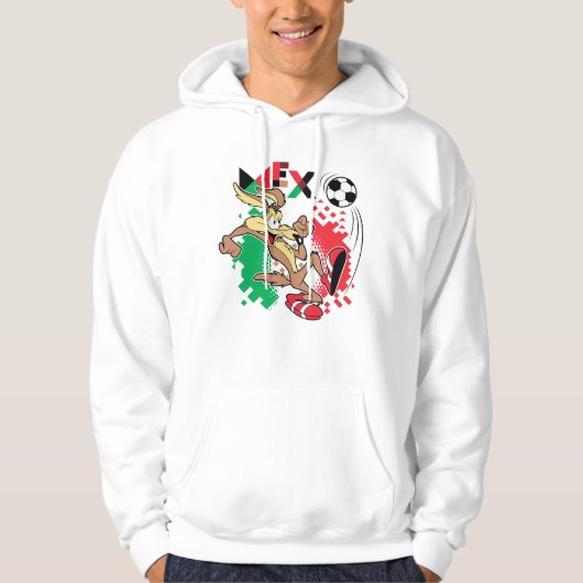 WILE E. COYOTE™ メキシコ代表サッカーデザイン パーカ (正面)