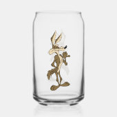 WILE E. COYOTE™ルッキング誇りを持った ガラス缶 (正面)