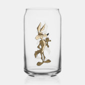 WILE E. COYOTE™ルッキング誇りを持った ガラス缶 (裏面)