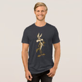 WILE E. COYOTE™ルッキング誇りを持った トライブレンドTシャツ (正面全面)