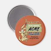 WILE E. COYOTE™ロープ登山選手権大会 マグネット (正面/裏面)