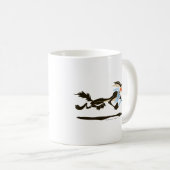 WILE E. COYOTE™夕食を追う コーヒーマグカップ (正面右)