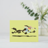 WILE E. COYOTE™夕食を追う ポストカード (スタンド正面)