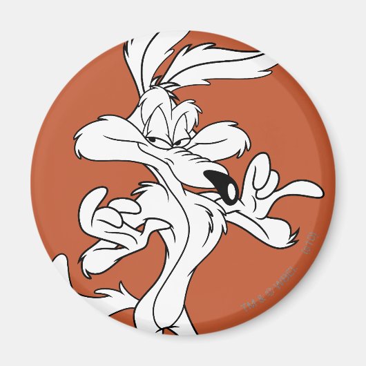WILE E. COYOTE™嬉しい マグネット (正面)