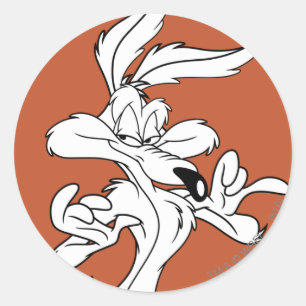 WILE E. COYOTE™嬉しい ラウンドシール