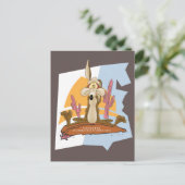 WILE E. COYOTE™ （肉食性重症） ポストカード (スタンド正面)