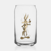 WILE E. COYOTE™背が高い ガラス缶 (裏面)