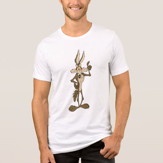 WILE E. COYOTE™背が高い トライブレンドＴシャツ (正面)