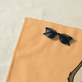 WILE E. COYOTE™背が高い ビーチタオル (インサイチュ)