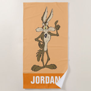 WILE E. COYOTE™背が高い ビーチタオル