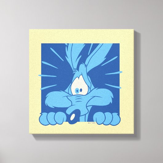 WILE E. COYOTE™ 衝撃の表情 キャンバスプリント (正面)