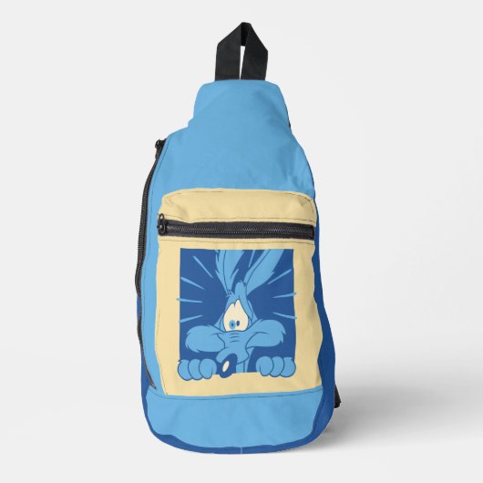 WILE E. COYOTE™ 衝撃の表情 スリングバッグ (正面)