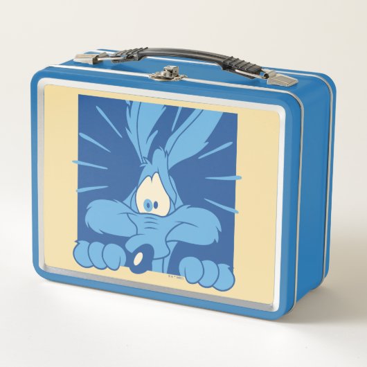 WILE E. COYOTE™ 衝撃の表情 メタルランチボックス (正面)
