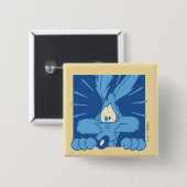 WILE E. COYOTE™ 衝撃の表情 缶バッジ (正面&裏面)