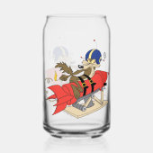 WILE E. COYOTE™赤ロケット発射装置 ガラス缶 (裏面)