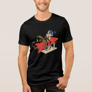 WILE E. COYOTE™赤ロケット発射装置 トライブレンドTシャツ