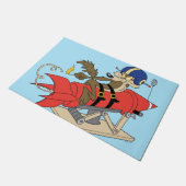 WILE E. COYOTE™赤ロケット発射装置 ドアマット (アングル)