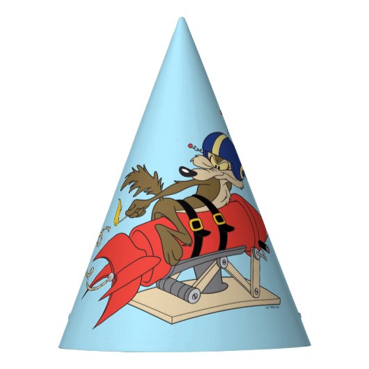 WILE E. COYOTE™赤ロケット発射装置 パーティーハット (正面)