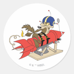 WILE E. COYOTE™赤ロケット発射装置 ラウンドシール