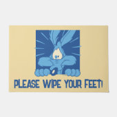 WILE E. COYOTE™ 驚愕の表情 ドアマット (正面)
