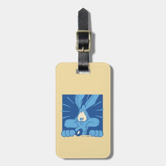 WILE E. COYOTE™ 驚愕の表情 ラゲッジタグ (正面縦)