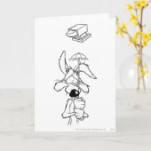 WILE E. COYOTE™ Acme製品 カード (黄色い花)
