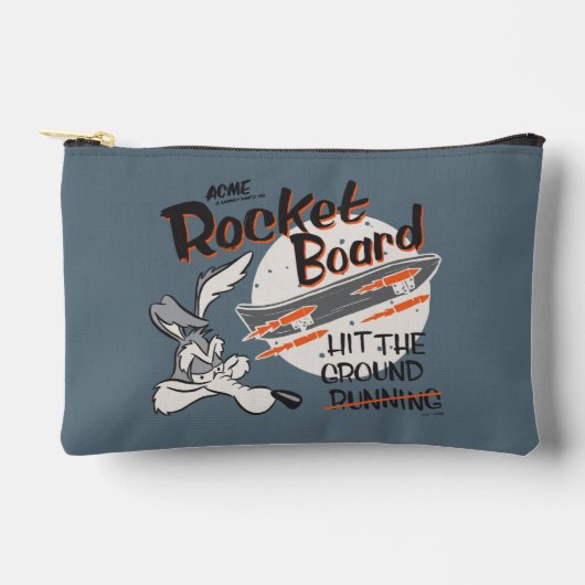 WILE E. COYOTE™ ACME ロケットボード アクセサリーポーチ (正面)